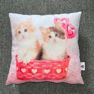 Kitten Throw Pillow NWOT